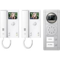 Ritto by Schneider RGE1892220 Complete set voor Video-deurintercom Kabelgebonden Tweegezinswoning Zilver, Wit - thumbnail