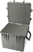 Peli 0370 Diepe Kubus-Vormige Koffer Met Uitschuifbaar Handvat En Wielen Voor Studio Apparatuur, Ip67 Water- En Stofdicht, Capaciteit: 227L, Gemaakt In De Vs, Met Aanpasbaar Plukschuim, Kleur: Zwart - thumbnail