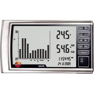 testo 623 Luchtvochtigheidsmeter (hygrometer) 0 % Hrel 100 % Hrel Datalogger functie, Dauwpunt/schimmel waarschuwingsweergave testo 623 Luchtvochtigheidsmeter (hygrometer) 0 % Hrel 100 % Hrel Datalogger functie, Dauwpunt/schimmel waarschuwingsweergave
