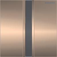 Bedieningsplaat Geberit Type 50 230V Sqaure Geborsteld Goud - thumbnail