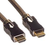 ROLINE HDMI Ultra HD Kabel met Ethernet, M/M, zwart, 1,5 m - thumbnail