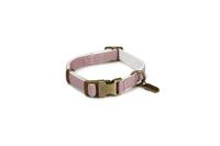 Designed by lotte virante - halsband hond - roze - 26-40 cm - thumbnail