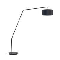 Kave Home Vloerlamp 'Ciana' kleur Zwart - thumbnail