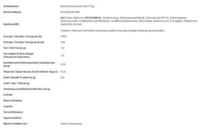 Meenk Drie Kleuren Mix