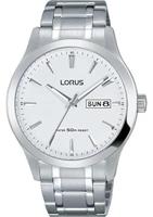 Lorus RXN25DX5 Horloge staal zilverkleurig-wit 40 mm - thumbnail