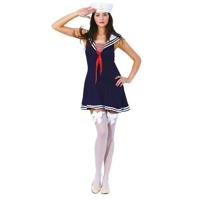 Matrozen jurkje vrouw compleet - thumbnail