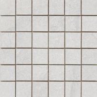 Munich White mozaiek 5x5 op net - thumbnail