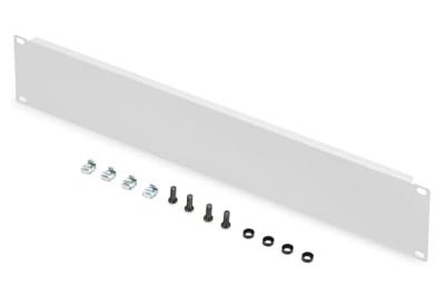 Digitus DN-19 BPN-02 19 inch Afdekking voor patchkast 2 HE Grijs-wit (RAL 7035)