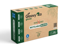 Gloovy Eco Recyclebare Handschoenen Blauw L - thumbnail
