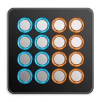 DJ TechTools Midi Fighter Spectra Silver button-controller - thumbnail