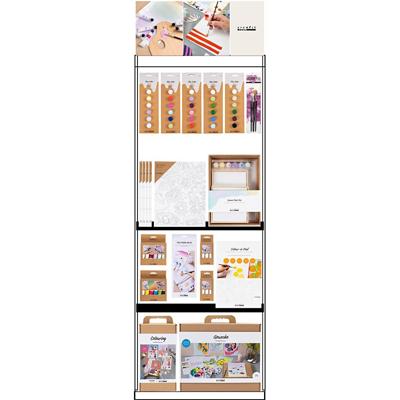 Creativ Company Vloerdisplay, gemonteerd, category, acrylverf, volwassene, h: 1580 mm, l: 600 mm, b: 400 mm, 150 eenh./ 1 stuk Creativ Company Vloerdisplay, gemonteerd, category, acrylverf, volwassene, h: 1580 mm, l: 600 mm, b: 400 mm, 150 eenh./ 1 stuk