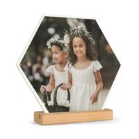 Forex fototegel met houder bedrukken - Hexagon - thumbnail