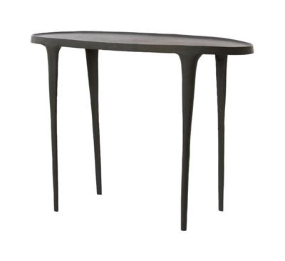 Light & Living Sidetable 'Arica' 110cm, kleur Mat Zwart