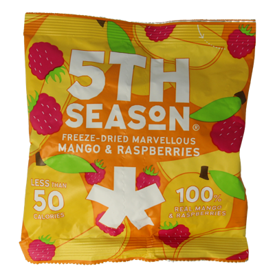 5th Season Freeze dried mango & raspberry 14 Gram