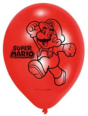 Super Mario ballonnen, 6st.