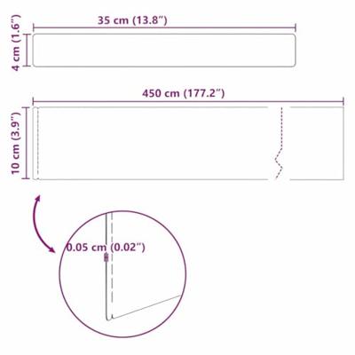 Tuin Grasperkafwerking Roestig 450 x 10 cm Cortenstaal Tuin Grasperkafwerking Roestig 450 x 10 cm Cortenstaal