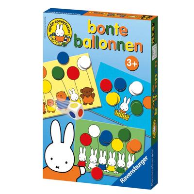 Ravensburger nijntje bonte ballonnen, speel- en leerspel