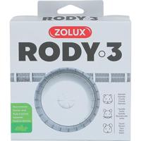 Zolux Rody3 loopfiets, stil, kleur wit, kleine dieren, knaagdieren, parels, konijnen, compatibel met alle kooien - thumbnail