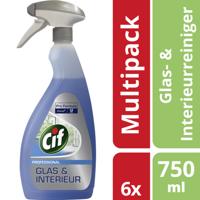 Glas- en interieurreiniger Cif professional spray 750ml | 6 stuks - thumbnail