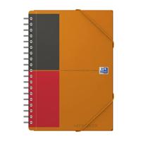 Oxford INTERNATIONAL meetingbook connect, stevige kartonnen kaft oranje, 160 bladzijden,ft B5, gelijnd - thumbnail