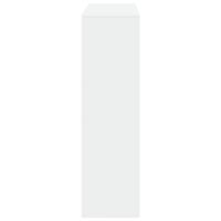Kamerscherm 100x33x135 cm bewerkt hout wit - thumbnail