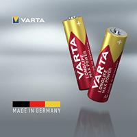 Varta Longlife Max Power AA 8-pack Batterijen - thumbnail