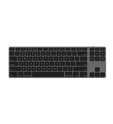 Matias Draadloos Toetsenbord US QWERTY zonder Numpad voor MacBook space grey