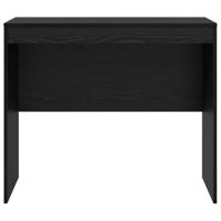 Bureau Zwart eiken 100 x 50 x 76 cm Bewerkt hout - thumbnail