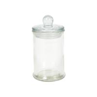 Voorraadpot glas knop Ø6x11cm - thumbnail
