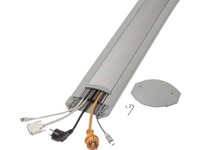 Serpa Kabelbrug 5.01047.7042 TPE (geurloos rubbermengsel) Lichtgrijs, Aluminium Aantal kanalen: 5 1500 mm Inhoud: 1 set(s)