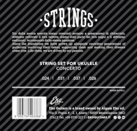 EKO Strings Ukulele Concerto Medium snarenset voor concert ukelele - thumbnail
