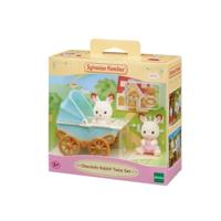 Sylvanian Families tweeling Chocoladekonijn met kinderwagen 5432 - thumbnail