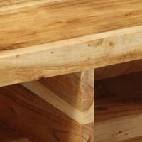 Tv-meubel wandmontage 80x30x19 cm massief acaciahout - thumbnail