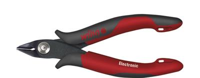 Wiha Zijkniptang Electronic brede, spitse kop zonder facet | 130mm/5 1/2" | Blisterverpakking - 27391 - 27391