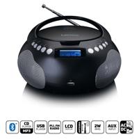 Lenco Draagbare radio CD/MP3 met USB en Bluetooth Zwart - SCD-331BK - thumbnail