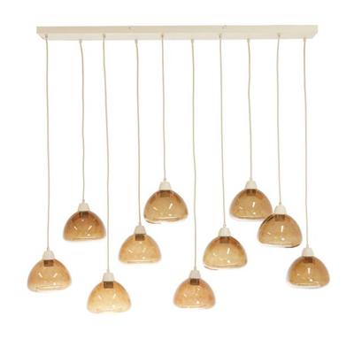 Light & Living Hanglamp 'Bisho' 10-Lamps, kleur Bruin Light & Living Hanglamp 'Bisho' 10-Lamps, kleur Bruin