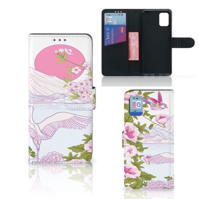 Samsung Galaxy A31 | Telefoonhoesje | Met pasjeshouder | Bird Standing Samsung Galaxy A31 | Telefoonhoesje | Met pasjeshouder | Bird Standing