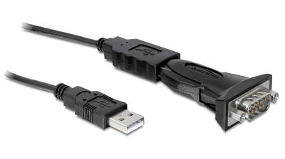 Delock USB 2.0 Adapter [1x USB-A 2.0 stekker - 1x Serieel 9-polig] Delock USB2.0 to Serial Adapter - Serieller Adapter 0 mm