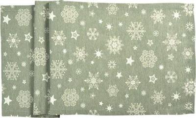 Sander Sander tafelloper Cristallo Neve 50x140 Fb. 32 - Jade