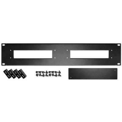 Shuttle prm01 rack mount front plate, 2u, 19", 1 mm, 483 mm, steel, powder-coated, black