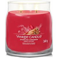 Yankee Candle sparkling cinnamon signature medium jar - thumbnail
