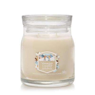 Yankee Candle Vanilla flurries signature medium jar