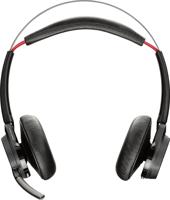 Voyager Focus UC B825 - Headset - stereo - op oor - draadloos - Bluetooth - actieve geluidsdemping - thumbnail