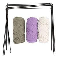 Creativ Company Hobbyset macramé, glasdecoratie, 1 doos - thumbnail