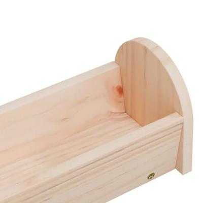 VidaXL Hooiruif voor konijnen 28x10x10 cm massief vurenhout
