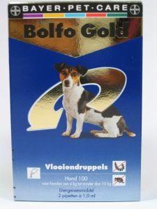 Bolfo gold hond vlooiendruppels