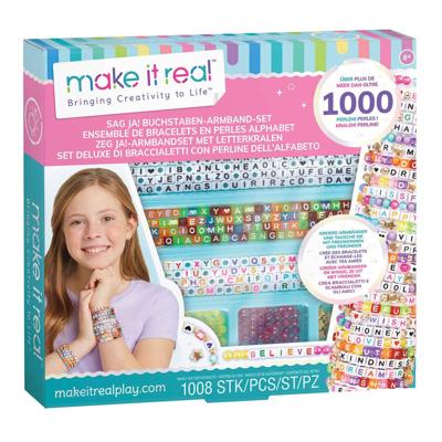 Make it Real - Maak je eigen kralen Armbanden, 1008dlg. Make it Real - Maak je eigen kralen Armbanden, 1008dlg.