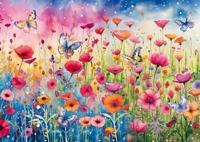 Puzzel - SCHMIDT SPIELE - Klaproosweide - 1000 stukjes - Vanaf 12 jaar - thumbnail