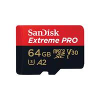 SanDisk Extreme Pro MicroSDXC 64GB+SD Adapter A2 - thumbnail