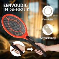 Elektrische Vliegenmepper Set van 3 kleuren - thumbnail